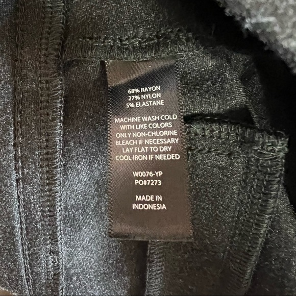 Betabrand | Straight Leg Classic Dress Pants Ponte Knit Trousers Charcoal Size S - Picture 10 of 10